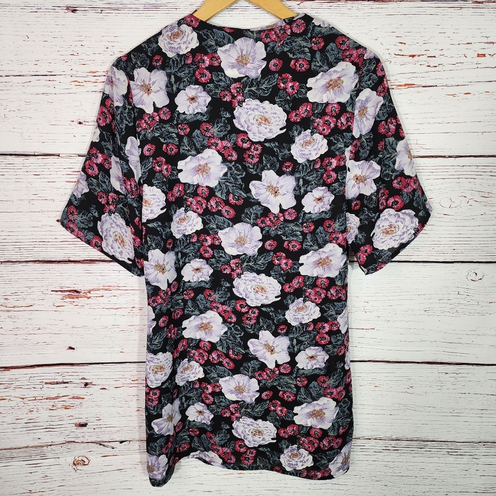 Vintage 80s Warren Z Shirt Dress - Picture 3 of 7
